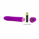 VIBRADOR EM FORMATO DE PÊNIS EM SILICONE COM 10 MODOS DE VIBRAÇÃO - PRETTY LOVE 5413