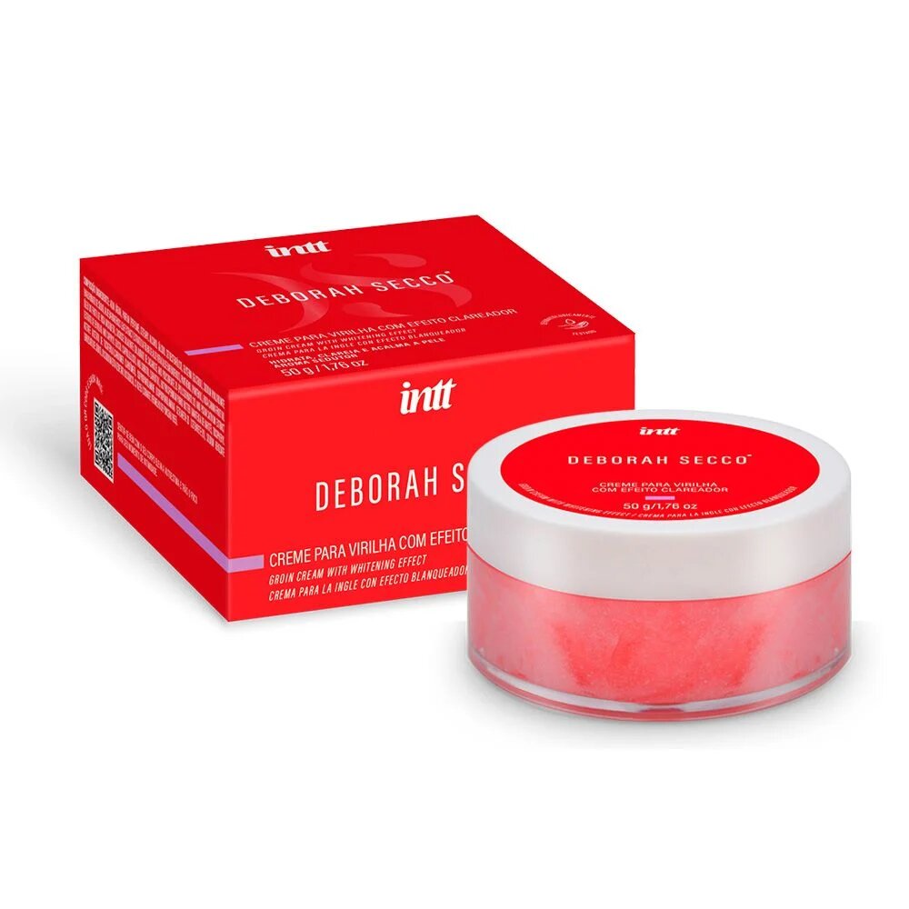 CREME CLAREADOR ÍNTIMO COM ALOE VERA E ÓLEO DE ROSA MOSQUETA 50G - DEBORAH SECCO INTT