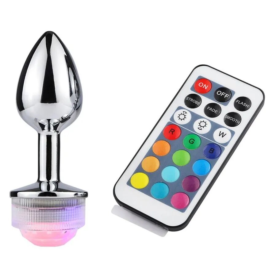 PLUG ANAL COM LUZ DE LED PEQUENO - IMPORTAÇÃO AP1802