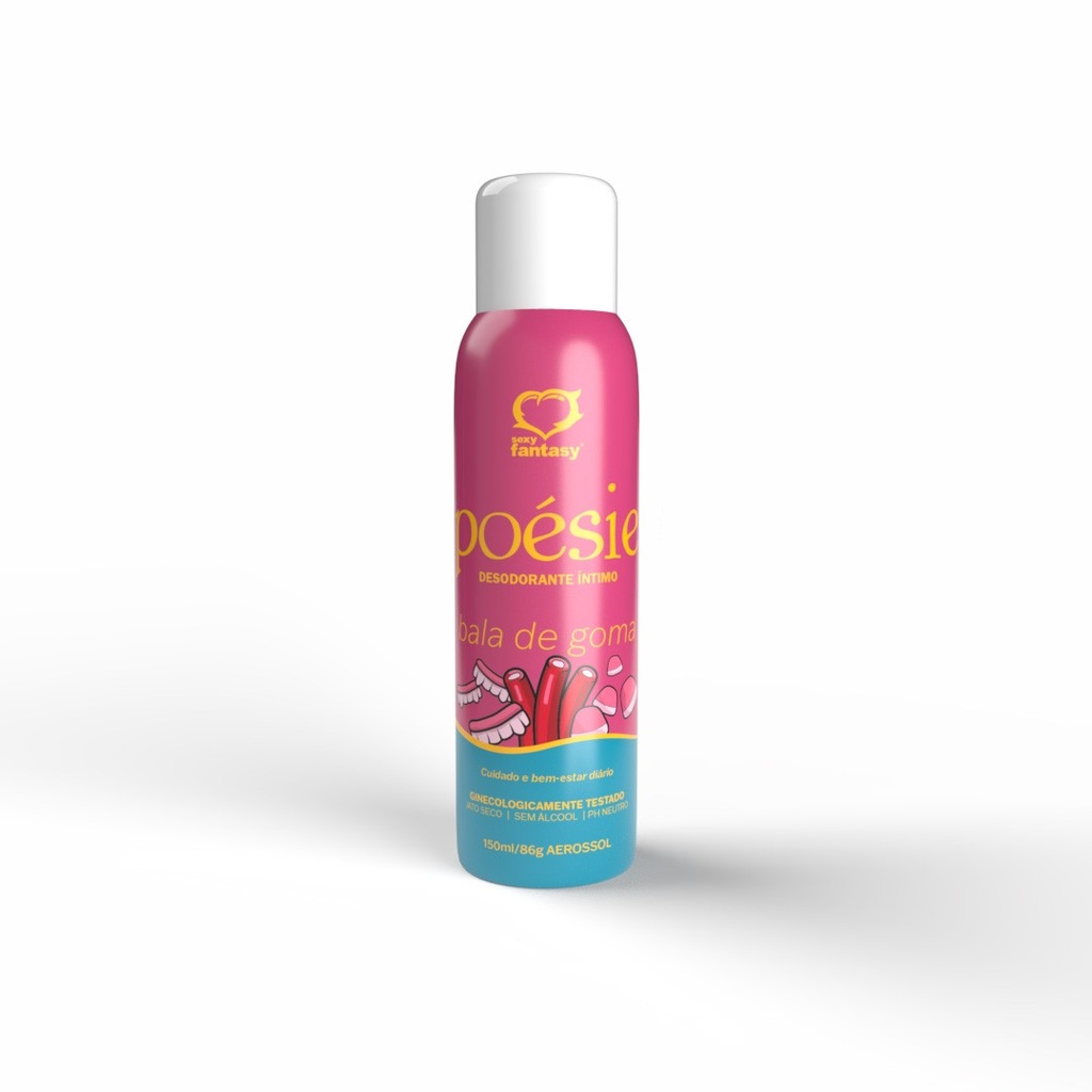 POÉSIE DESODORANTE ÍNTIMO BALA DE GOMA 150ML - SEXY FANTASY