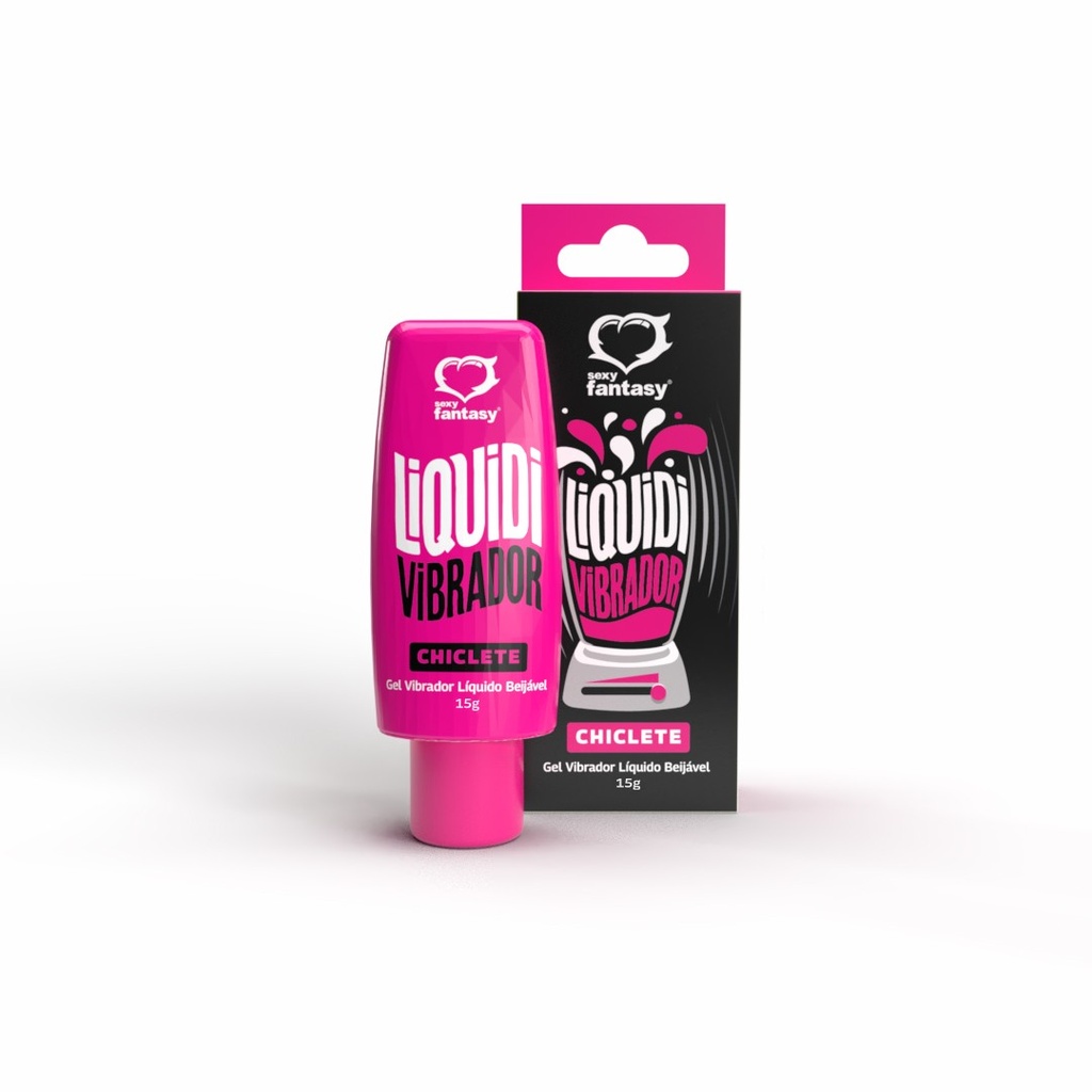 LIQUIDI VIBRADOR LÍQUIDO BEIJÁVEL CHICLETE 15G - SEXY FANTASY