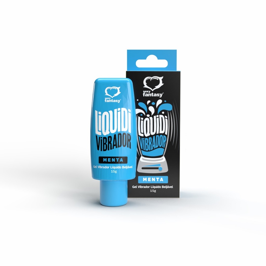 LIQUIDI VIBRADOR LÍQUIDO BEIJÁVEL MENTA 15G - SEXY FANTASY