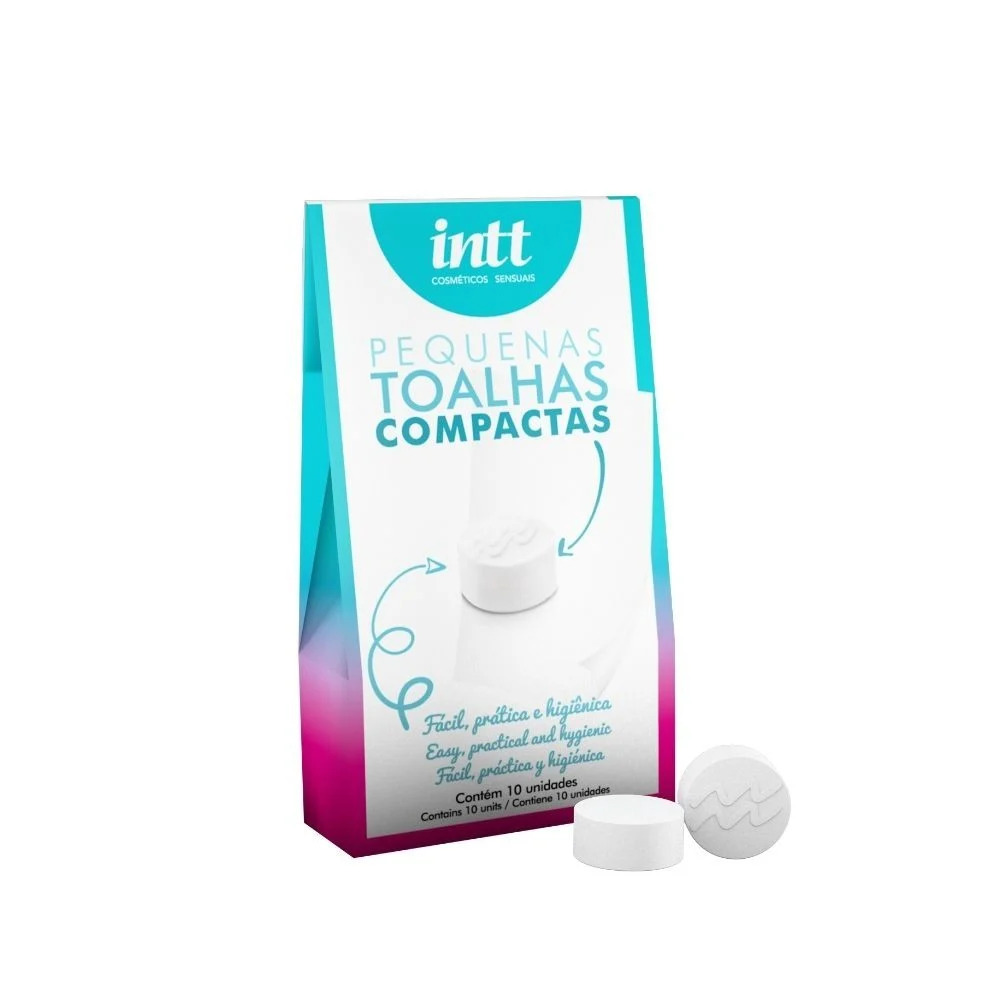 PEQUENAS TOALHAS COMPACTAS CAIXA COM 10UN - INTT