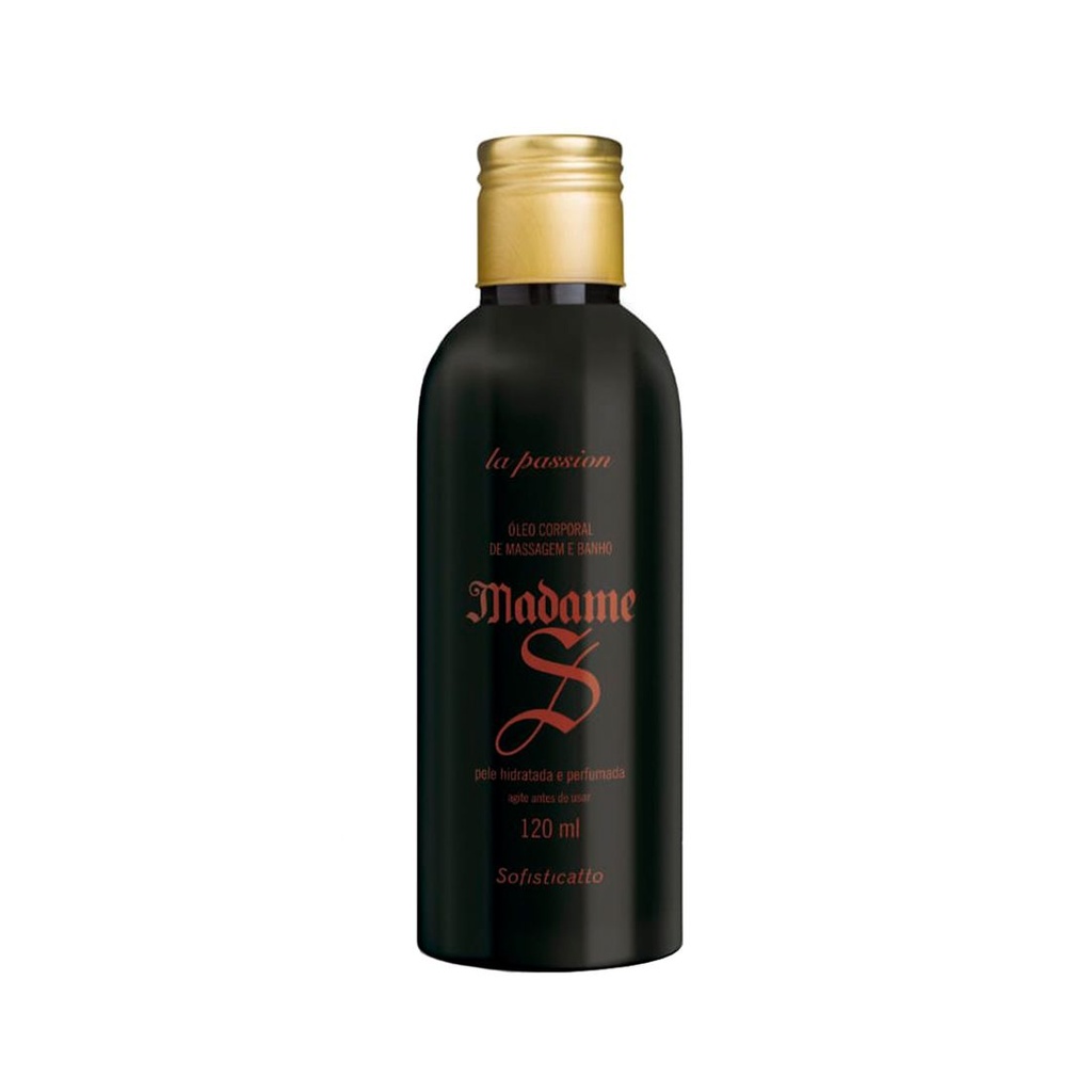 ÓLEO CORPORAL PARA MASSAGEM MADAME 120ML - SOFISTICATTO