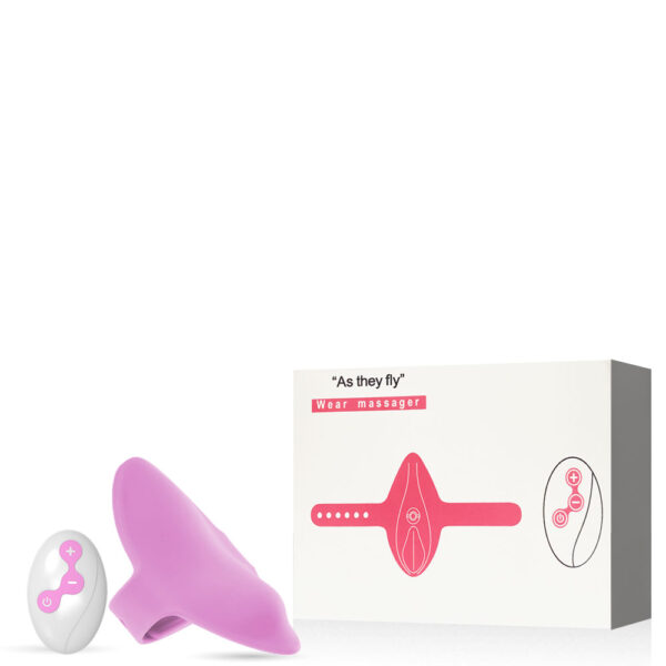 VIBRADOR DE CALCINHA RECARREGÁVEL COM CONTROLE E 10 MODOS DE VIBRAÇÃO - IMPORTAÇÃO VR046