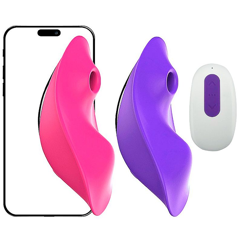 VIBRADOR DE CALCINHA 9 MODOS DE PULSAÇÃO CONTROLE VIA APP - SI 7865