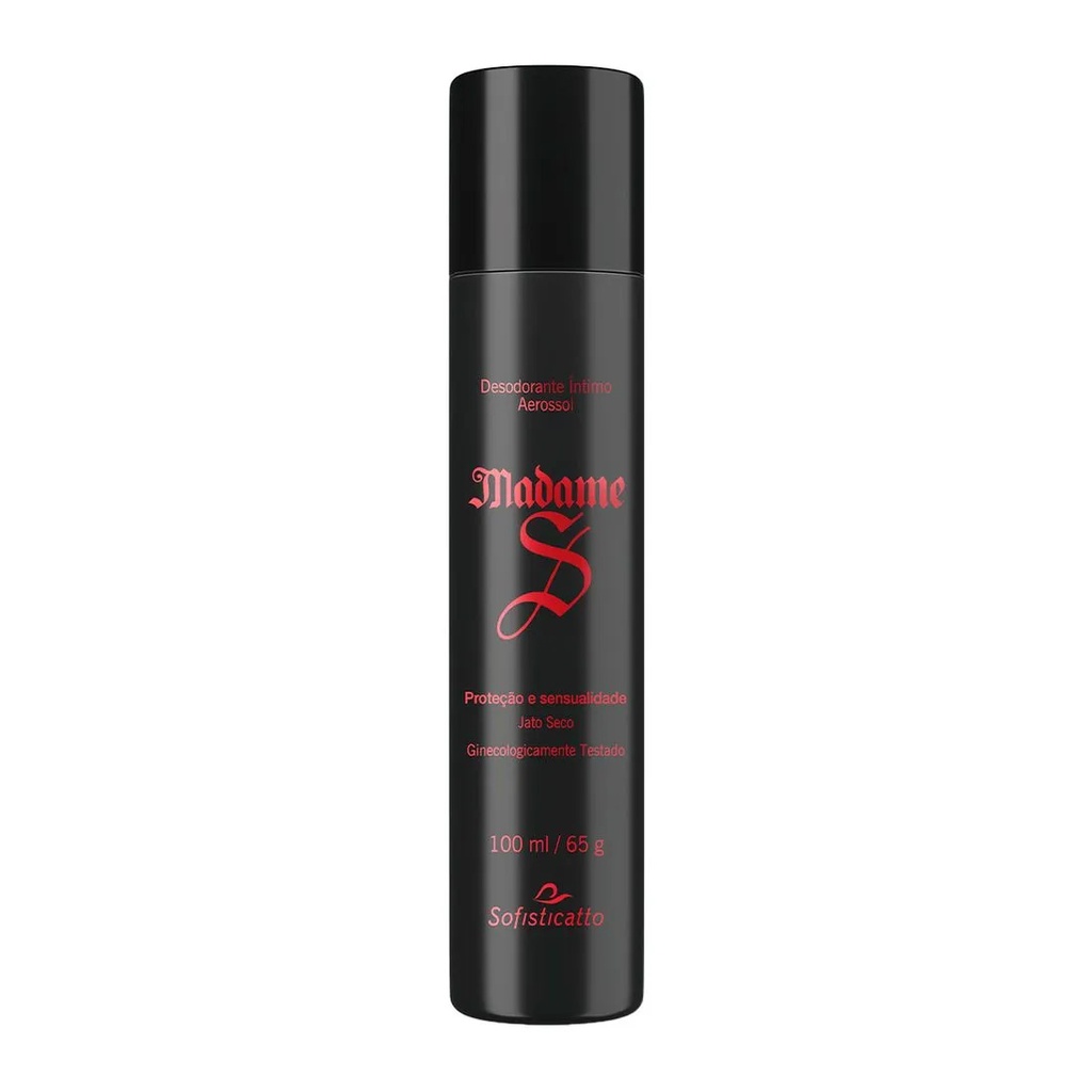 DESODORANTE ÍNTIMO FEMININO MADAME AEROSSOL 100ML - SOFISTICATTO