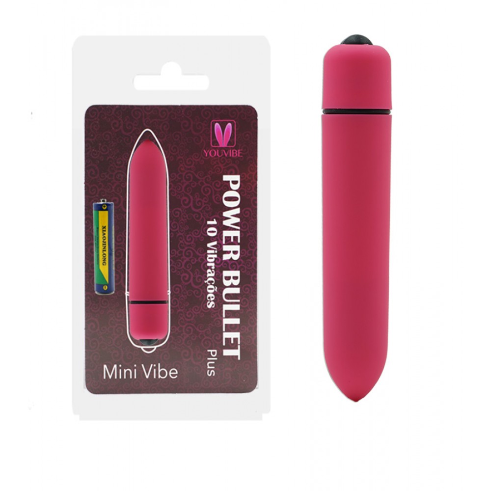 CÁPSULA POWER BULLET PLUS COM 10 VIBRAÇÕES - MV103 LA90008
