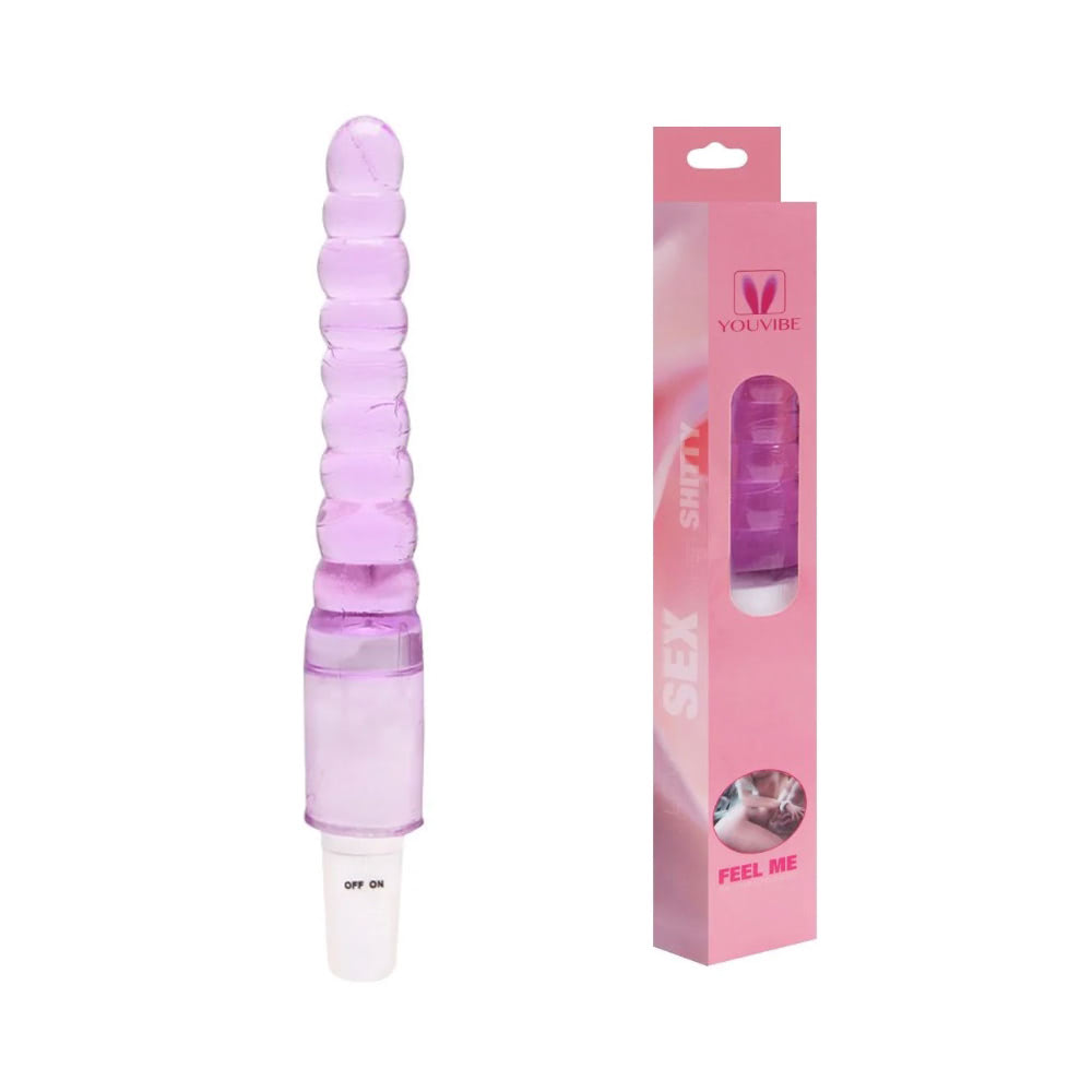 VIBRADOR BASTÃO ESCALONADO COM VIBRADOR REMOVÍVEL - IMPORTAÇÃO VB033 PS021
