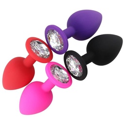 [0001121] PLUG PEDRA EM SILICONE TAMANHO M - IMPORTAÇÃO B2002